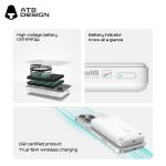 Qi2 Magnetic Wireless Power Bank 10000mAh PD30W Fast Charging