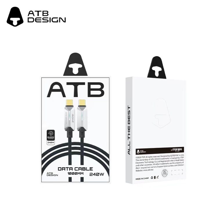 ATB Design Future Magic Light 240W Braided Type-C Data Cable